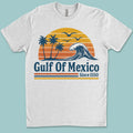 Retro Sunset Gulf Of Mexico Since 1550 Shirt, Mexico Beach Shirt, Anti Gulf Of America Shirt, Political Tee, 8647 Anti Trump 682172