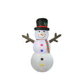 8 Inflatable Lighted Twinkle Snowman Christmas Yard Art Decoration