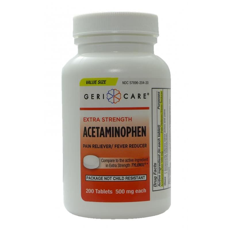 Geri-Care Acetaminophen Pain Relief #201-20-GCP