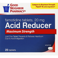 GNP Acid Reducer 20 Mg Maximum Strength 25 Tabs