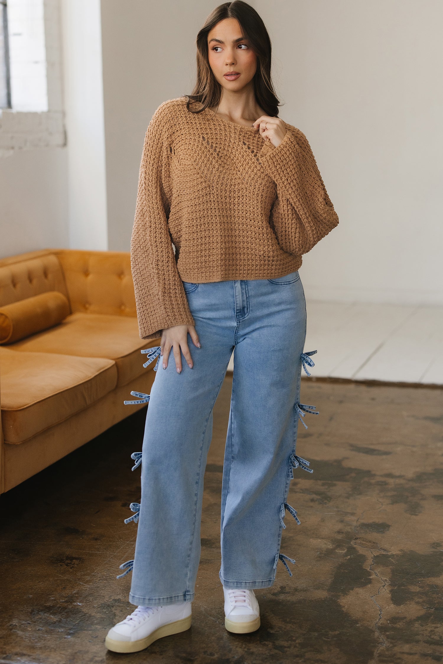 Ivy Sleeve Loose Pullover Sweater