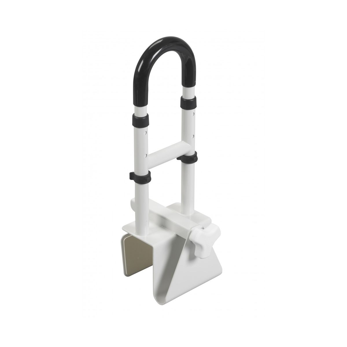 Drive Medical Adjustable Height Bathtub Grab Bar Safety Rail White