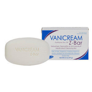 Vanicream Z Bar Seborrheic Dermatitis And Anti-dandruff Medicated Cleansing Bar 3.5Oz (99g)