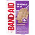 Band-Aid Sensitive Skin Adhesive Bandages Assorted Sizes 20 Ea