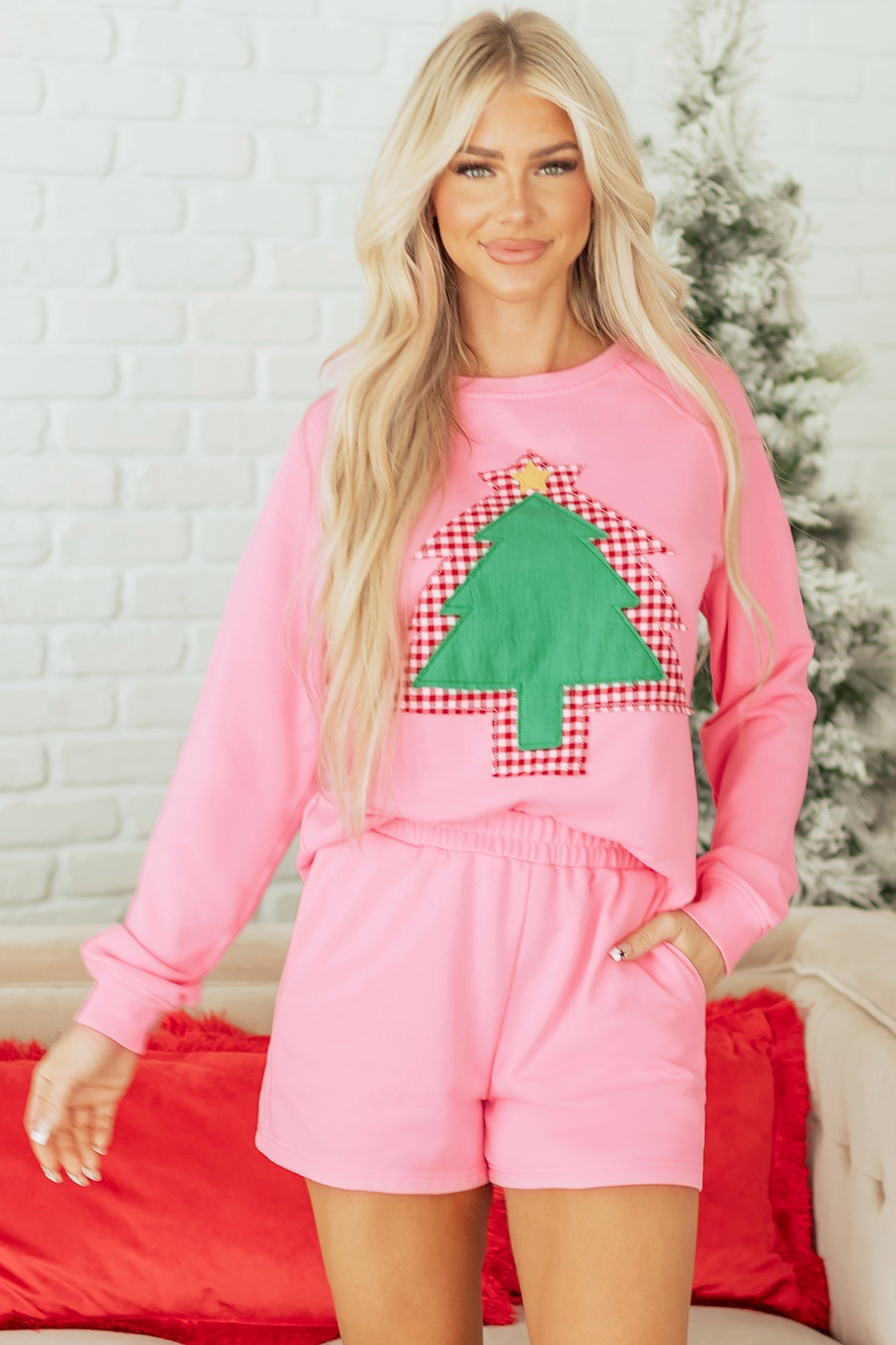 Elaina Pullover 2pcs Short Set