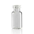 MEDISCA 2 mL Clear Type I Borosilicate Glass Serum Vials, 13 mm Crimp Finish (Case of 608)