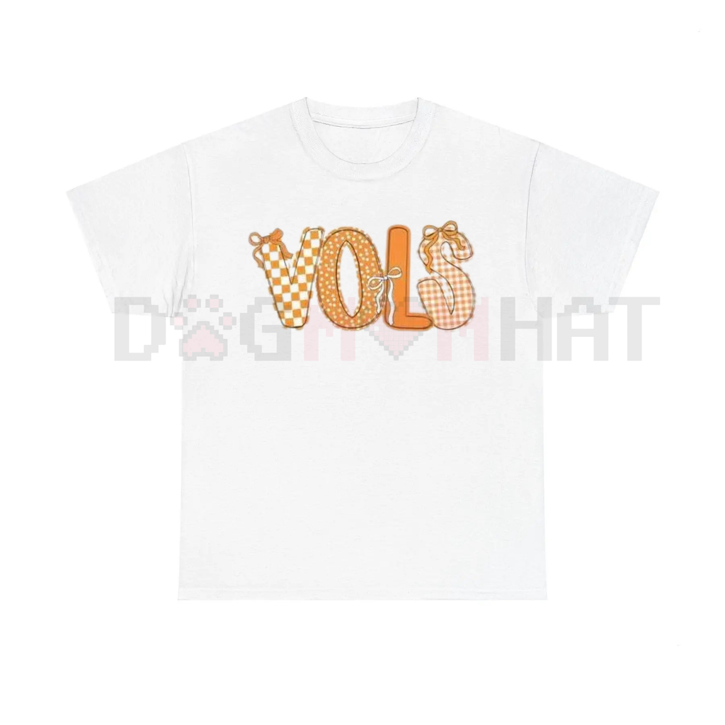Game Day Spirit T-Shirt – Retro Checkerboard & Polka Dot Print Tee