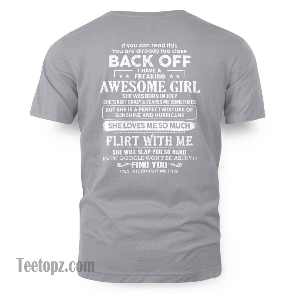 July – Awesome Girlfriend Born In July – Special gift for your Boyfriend – From Wife NGHL07 (SKU06-17-07)