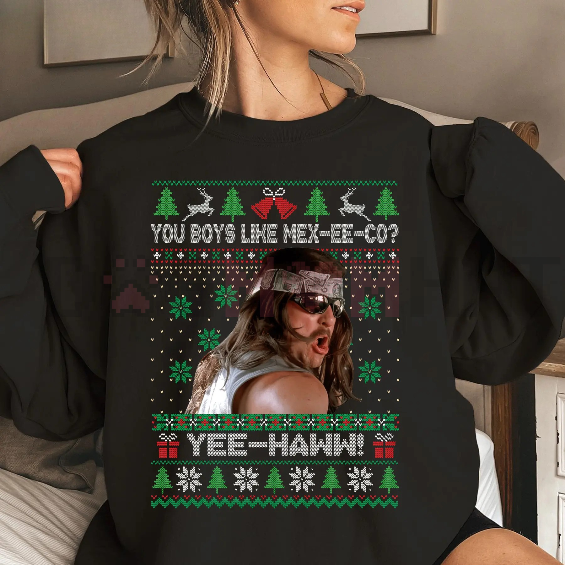 "You Boys Like Mexico?" Super Troopers Ugly Sweatshirt