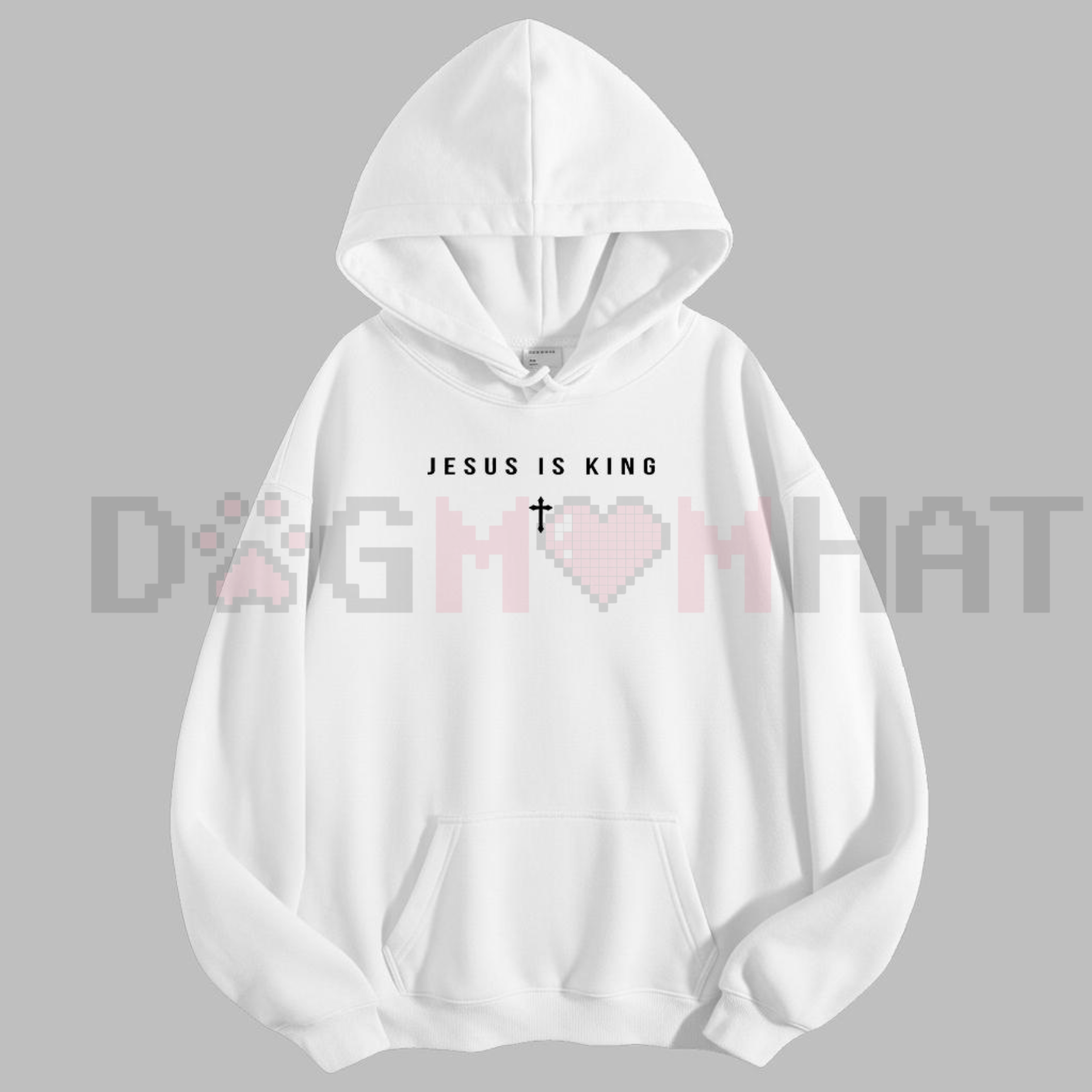 Jesus Is King Cross Graphic Hoodie