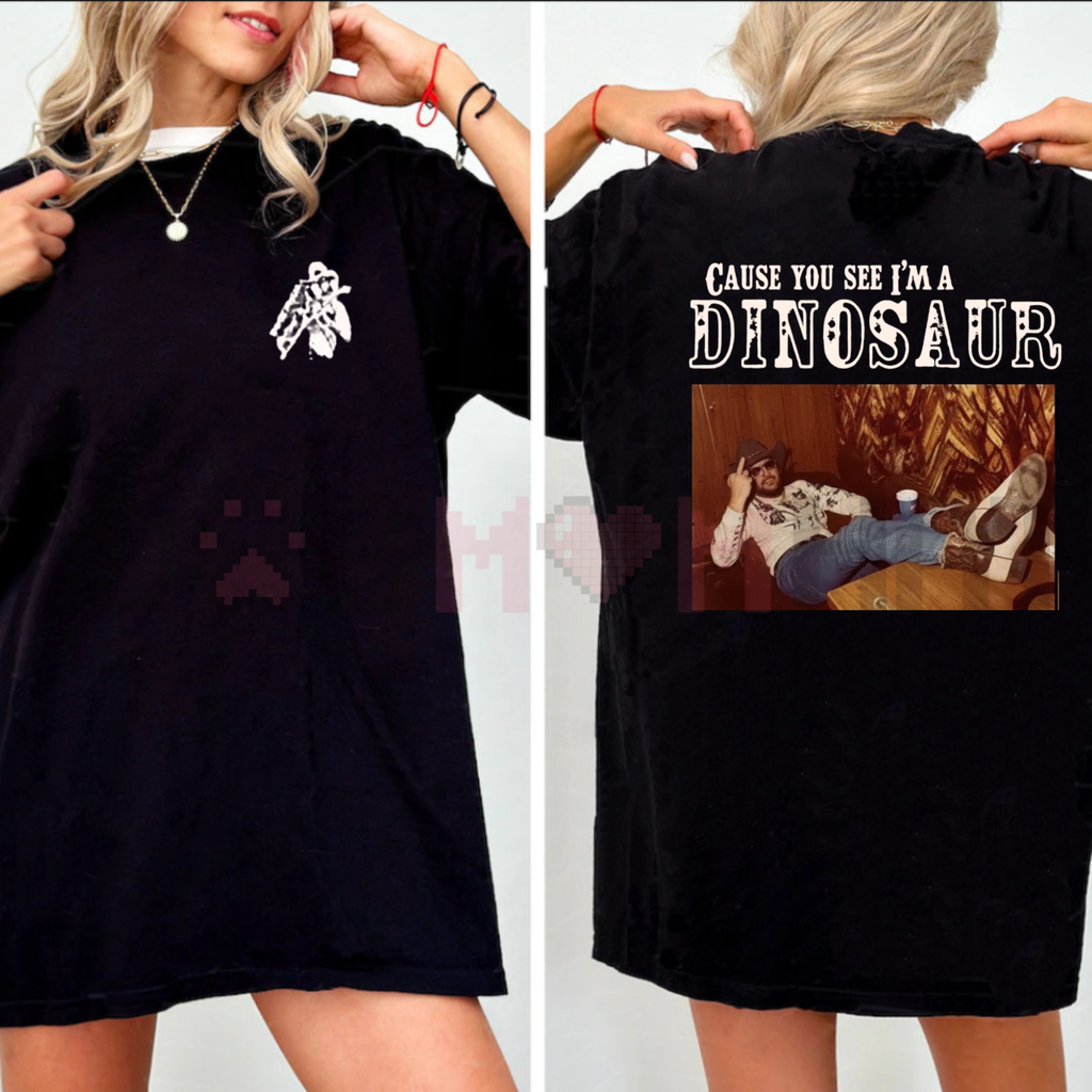 Hank Williams Jr. Dinosaur T-Shirt – Vintage Bocephus Outlaw Country Tee