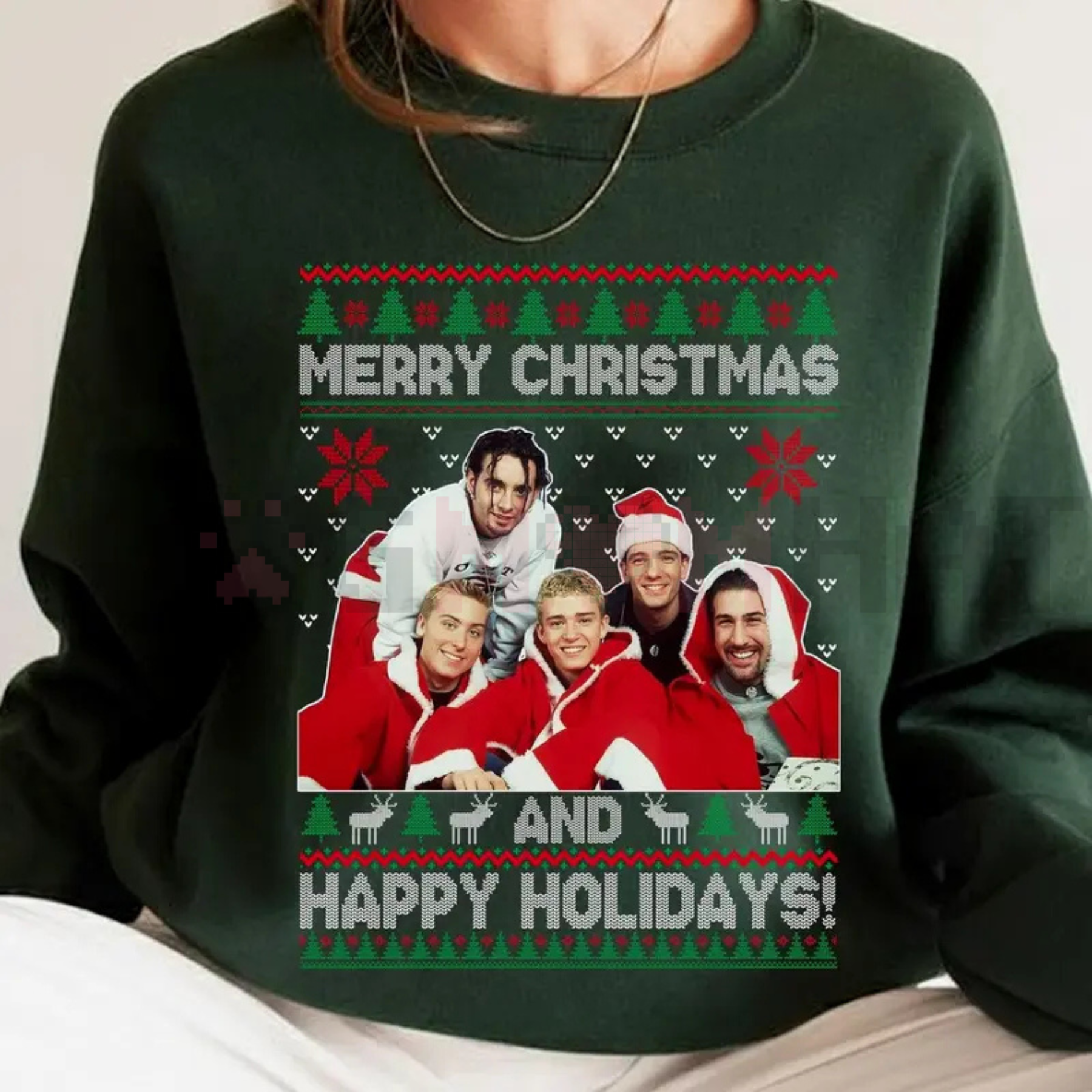 Vintage NSYNC Christmas Sweatshirt