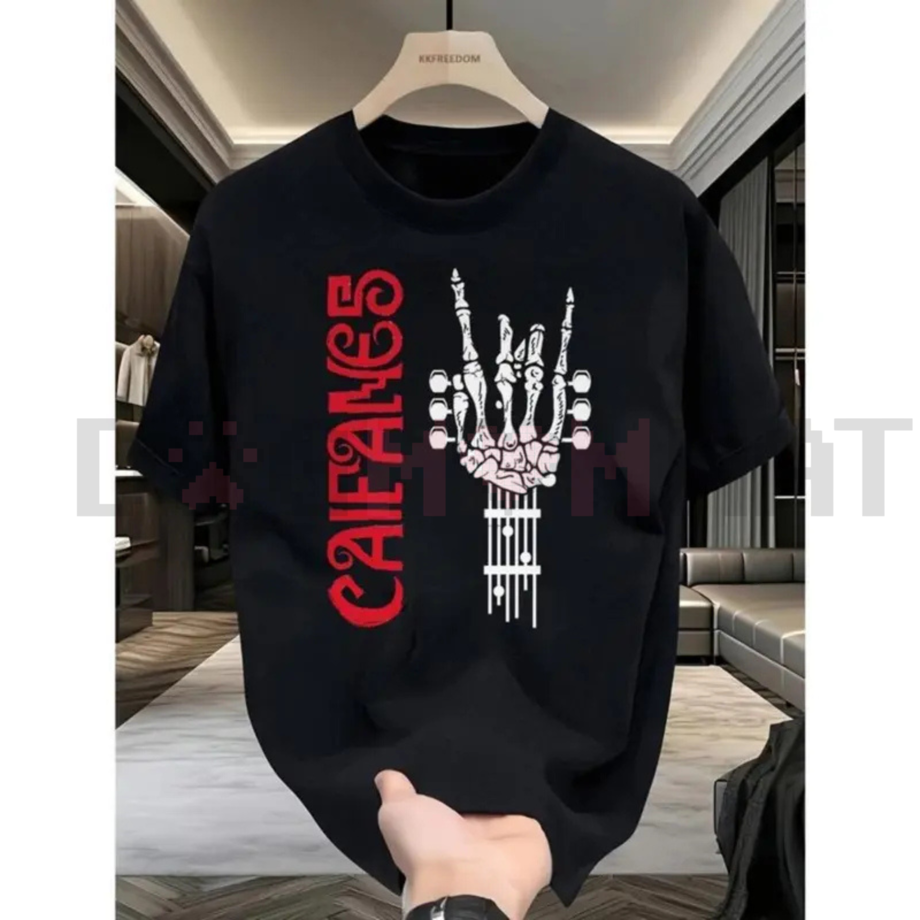 Caifanes "Rock The Silence" Skull Graphic Tee