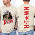 2 Sides Tour 2025 Texas T-Shirt – H-Town Graphic Tee, Sustainable Cotton Unisex Concert Shirt
