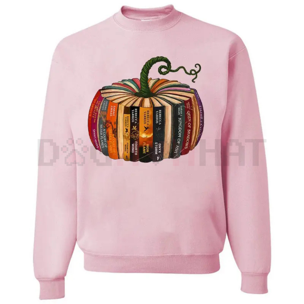 Fourth Wing Book Pumpkin Shirt – Spooky Dragon Lover Tee, Iron Flame & Onyx Storm Fan Top, Perfect Bookish Gift