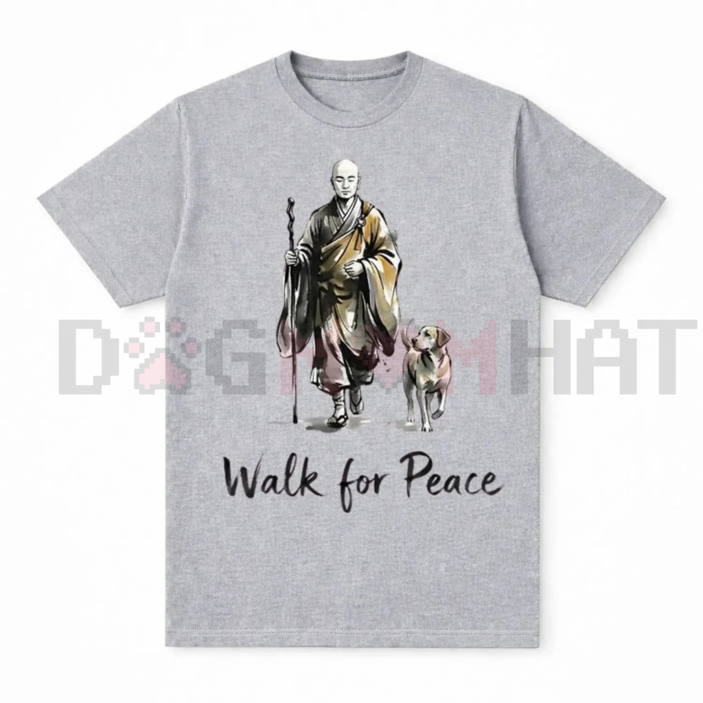 Aesthetic "Walk for Peace" Zen T-Shirt