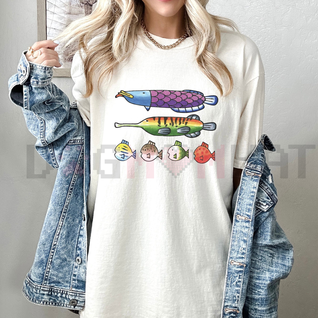 Nintendoodle Fish Lineup Tee