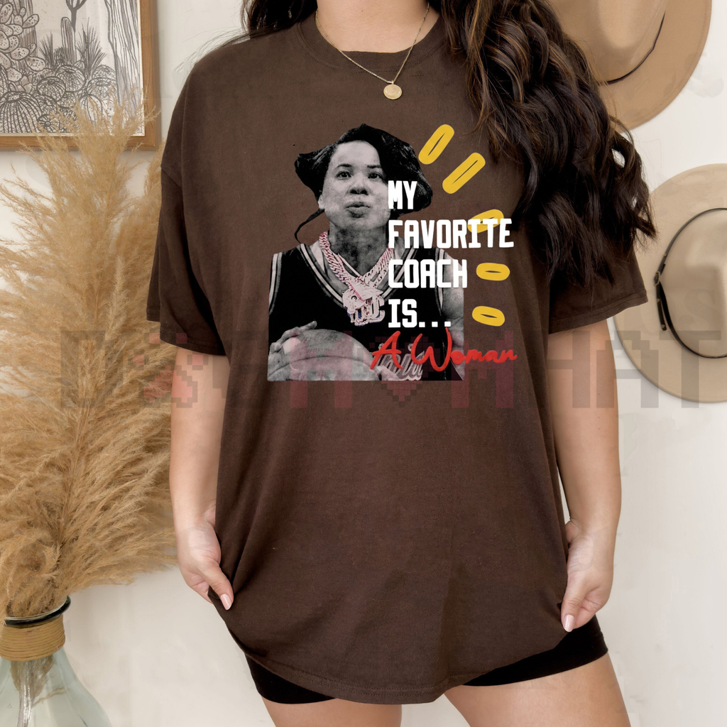 "My Favorite Coach is… A Woman" T-Shirt