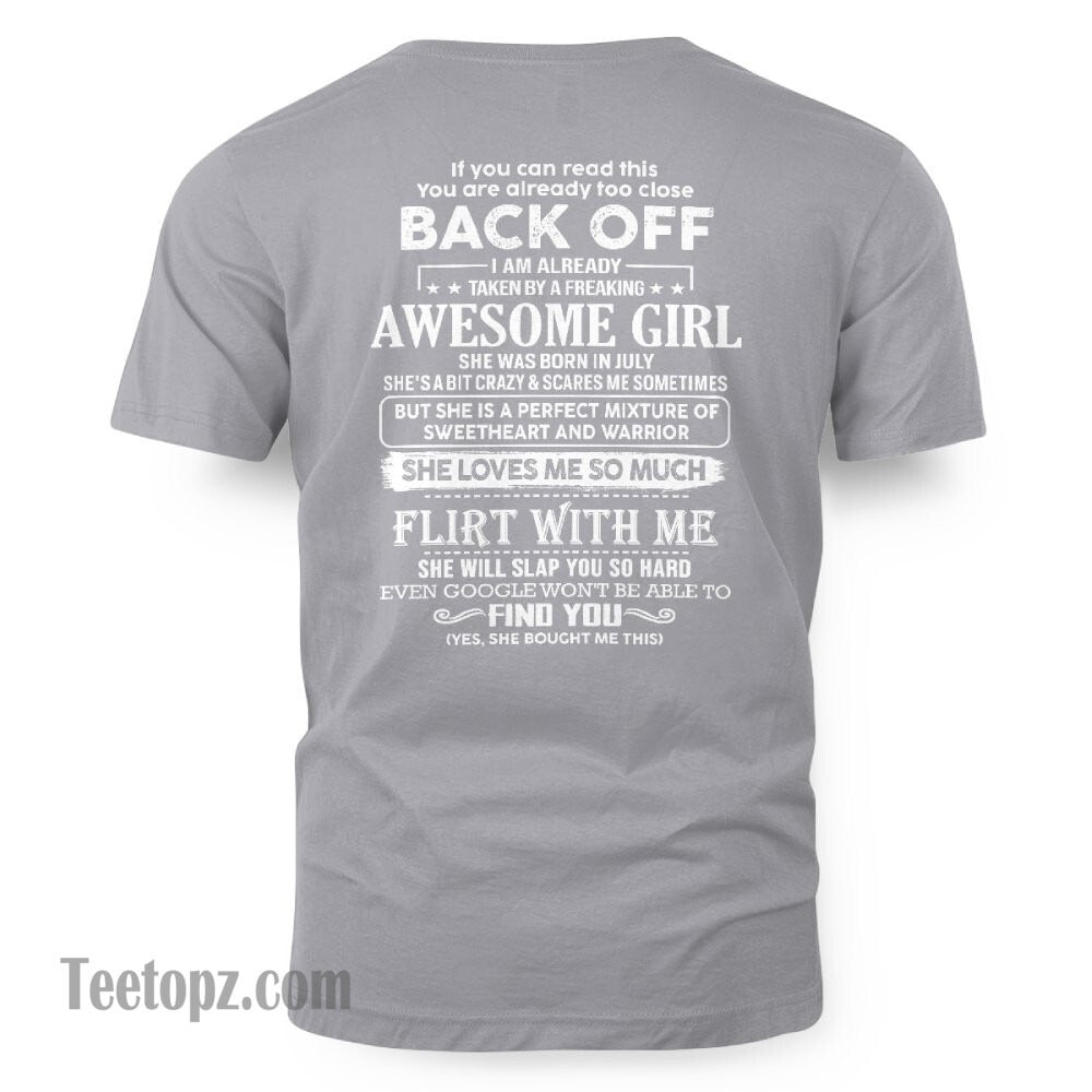 July – Awesome Girlfriend Born In July – Special gift for your Boyfriend – From Wife NGHL07 (SKU06-25-07)