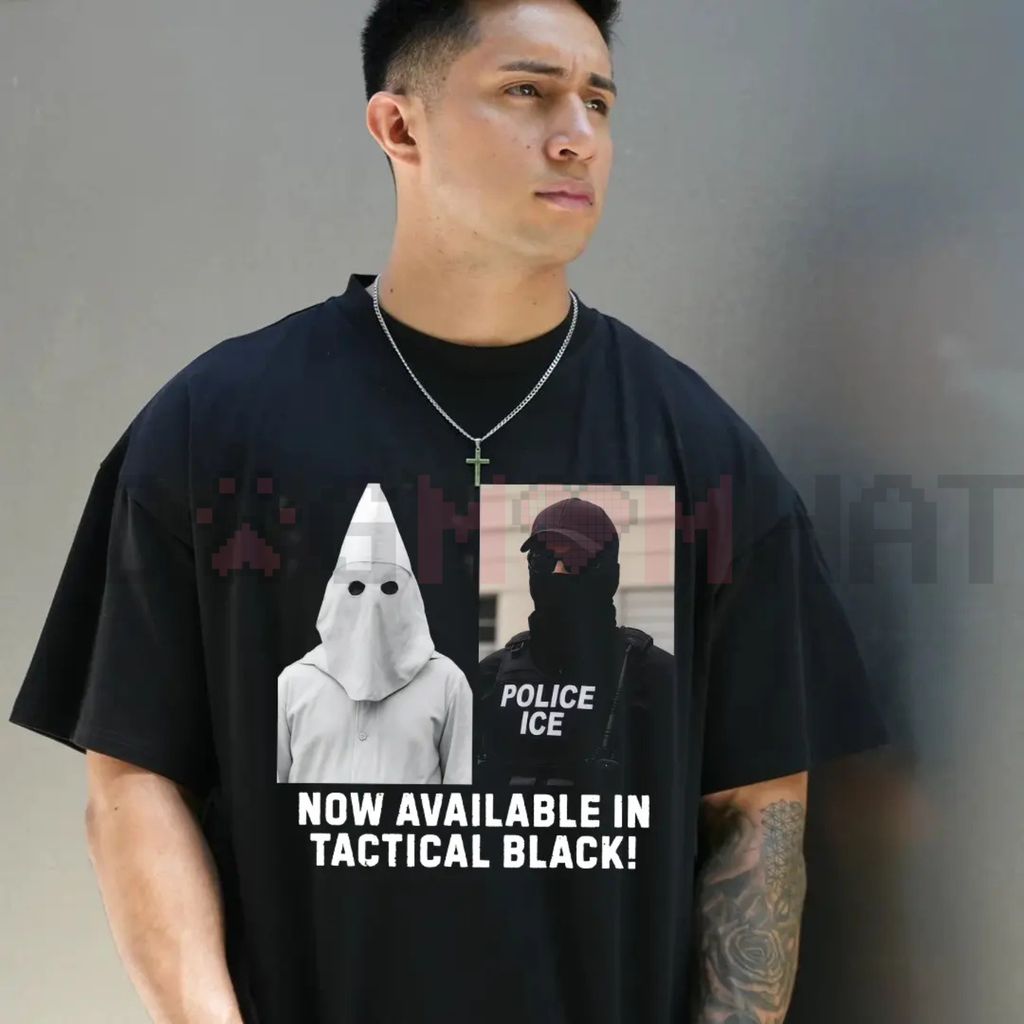 Anti-ICE "Tactical Black" Activist T-Shirt