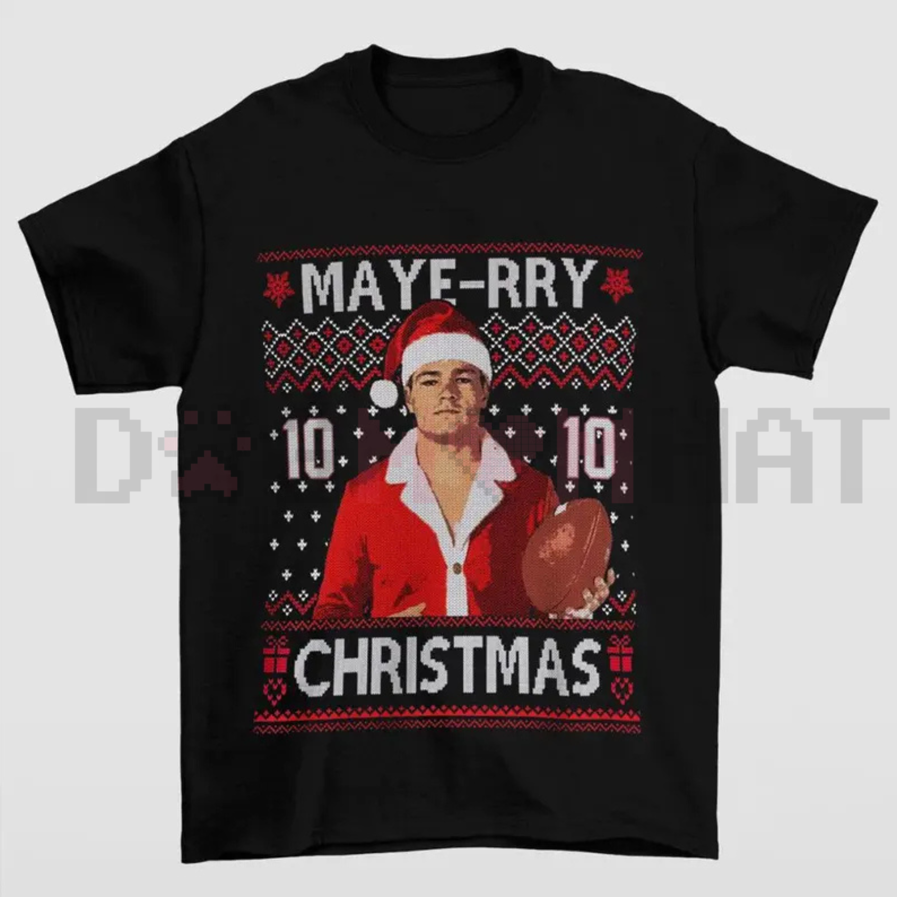 Drake Maye Christmas Tshirt – Unisex Holiday Crewneck