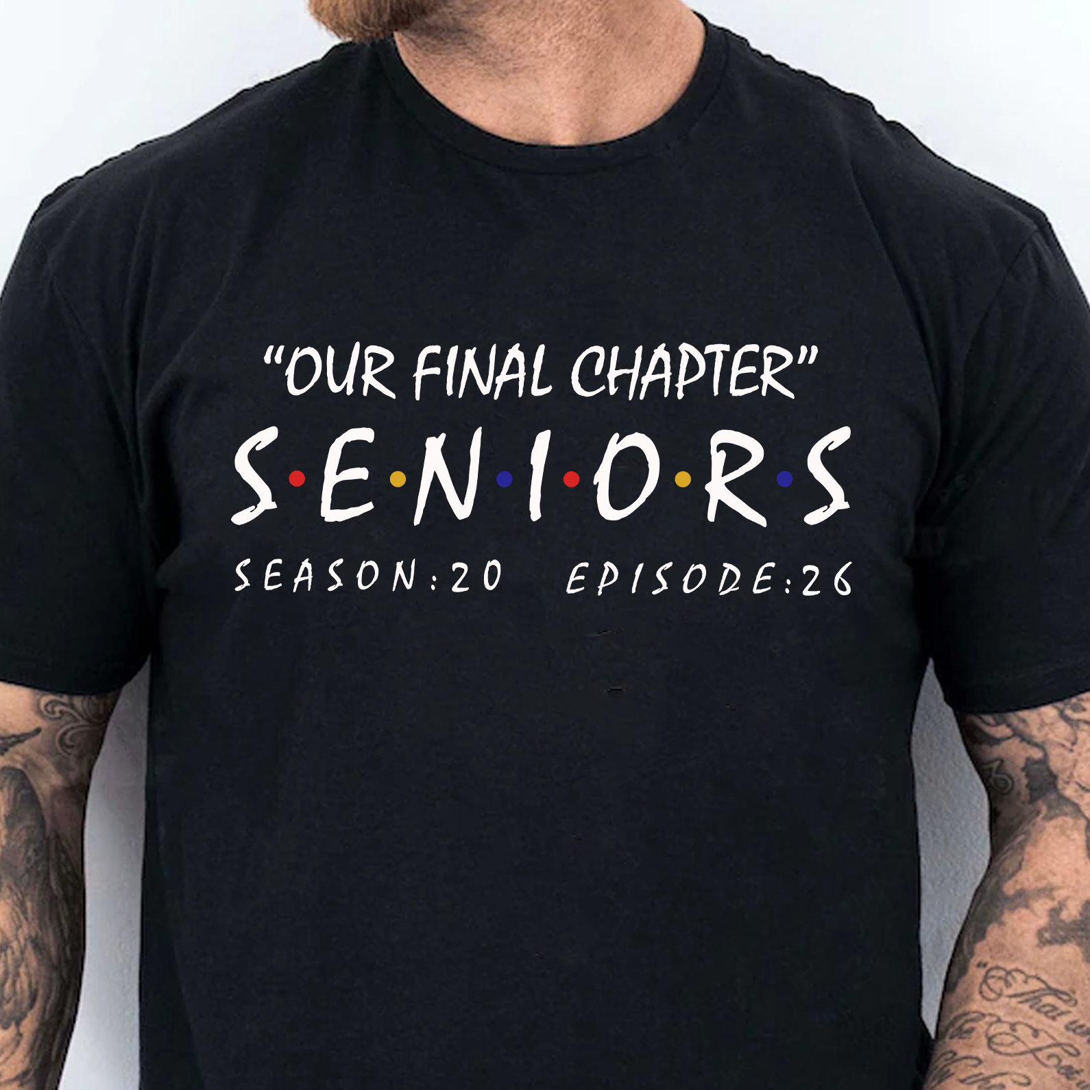 Senior Our Final Chapter Personalized Custom Graduation Shirt T509