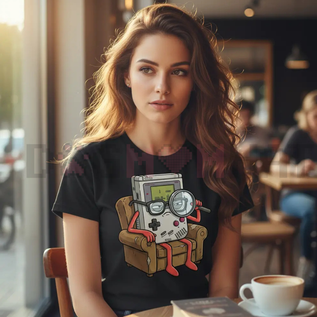 Cool Old Game Boy Detective Shirt