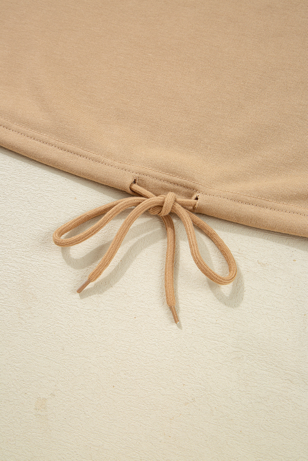 Macy Drawstring Hemline Oversize Long Sleeve Top