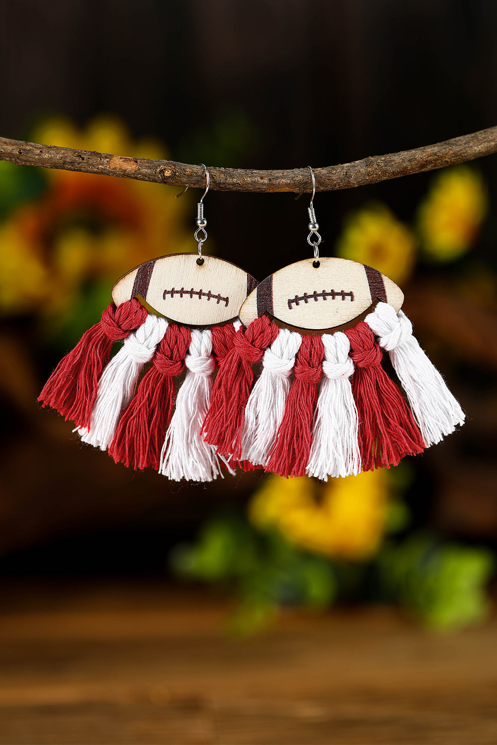 Lottie Braided Tasseled Drop Earrings