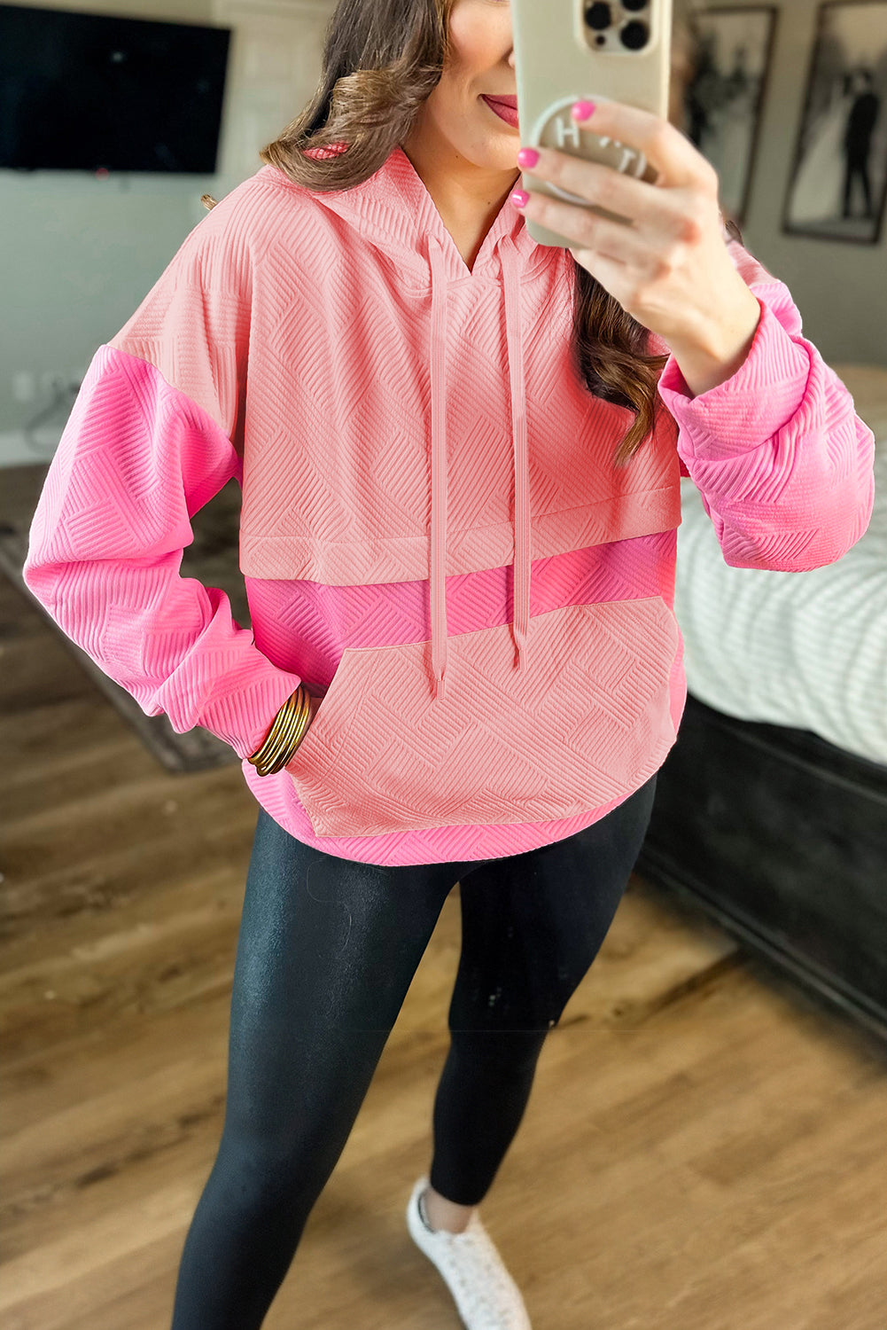 Aila Kangaroo Drop Shoulder Hoodie