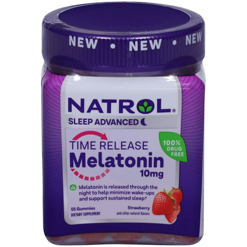 Natrol Melatonin Time Release Gummies, 10 Mg