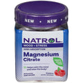 Natrol Mood & Stress Magnesium Citrate 330mg - Raspberry Flavor Gummies, 60 Count