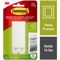 Command Large Picture Hanging Strips, White, 6 Pairs (12 Strips) – Damage-Free Hanging, Holds up to 16 lbs