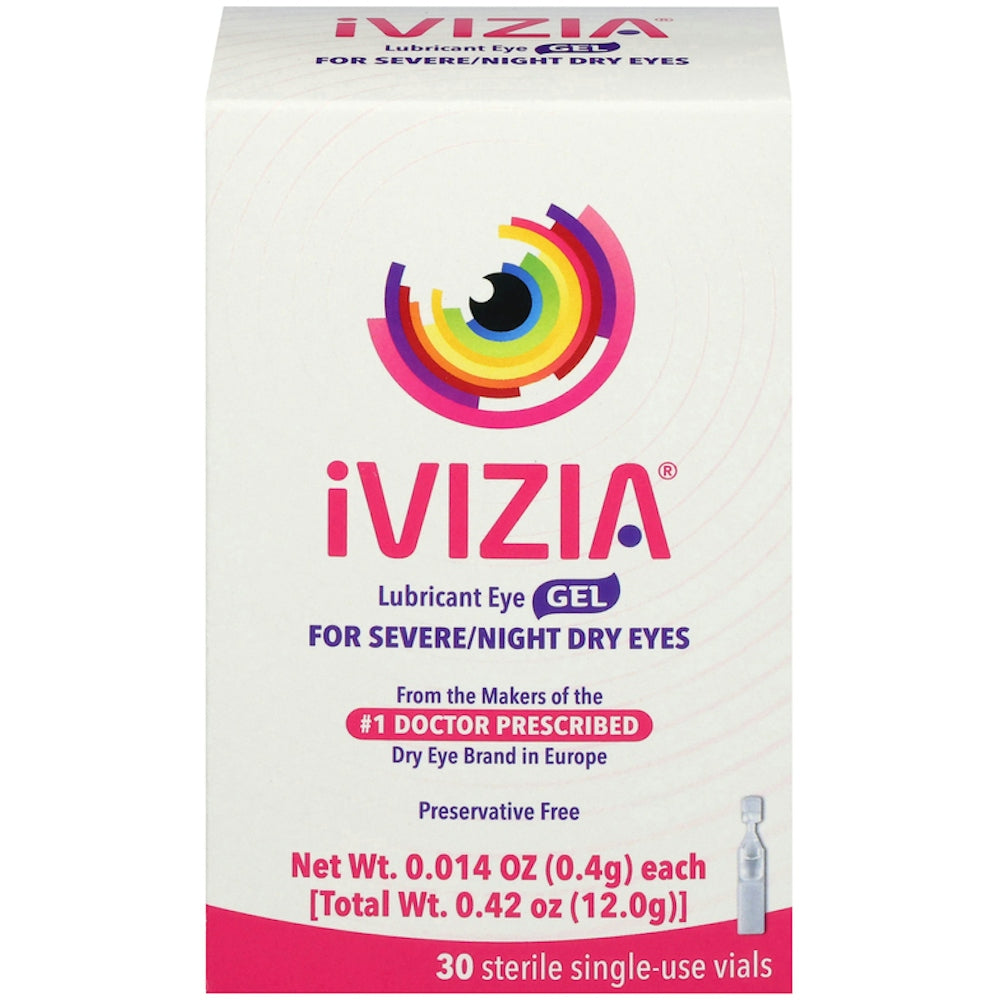 Ivizia  Lubricant Eye Gel  For Sebvere And Nighttime Dry Eye Relief 30Ct