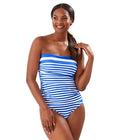Tommy Bahama Breaker Bay Striped Bandeau Tankini Top