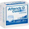 Attends Care Underwear - Heavy Absorbency, Large (72 Count / 4 Packs of 18)