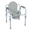 Drive Medical Folding Steel Commode