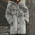 Cozy Fleece-Lined Hooded Cardigan Flannel Jacket