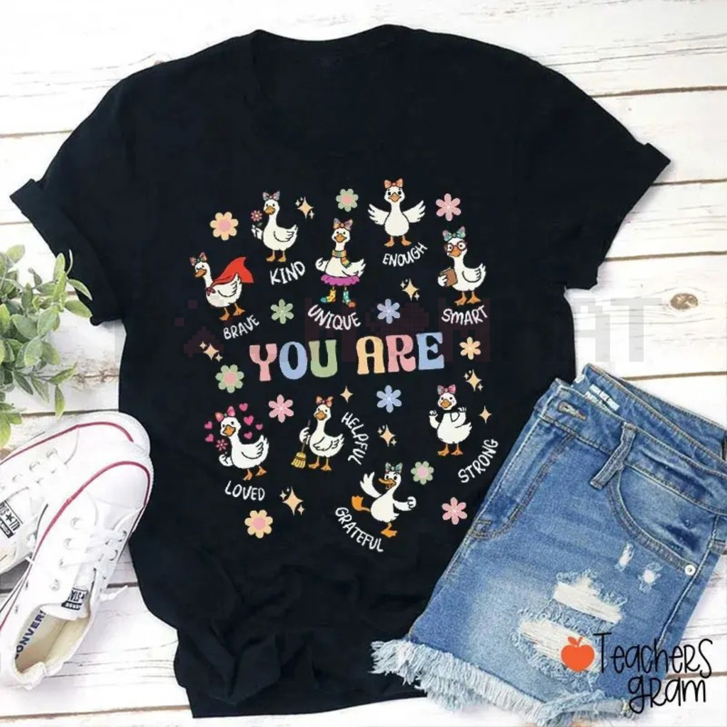 Silly Goose You Are Kind T-Shirt – Motivational Goose Graphic Tee | Positive Encouragement Apparel