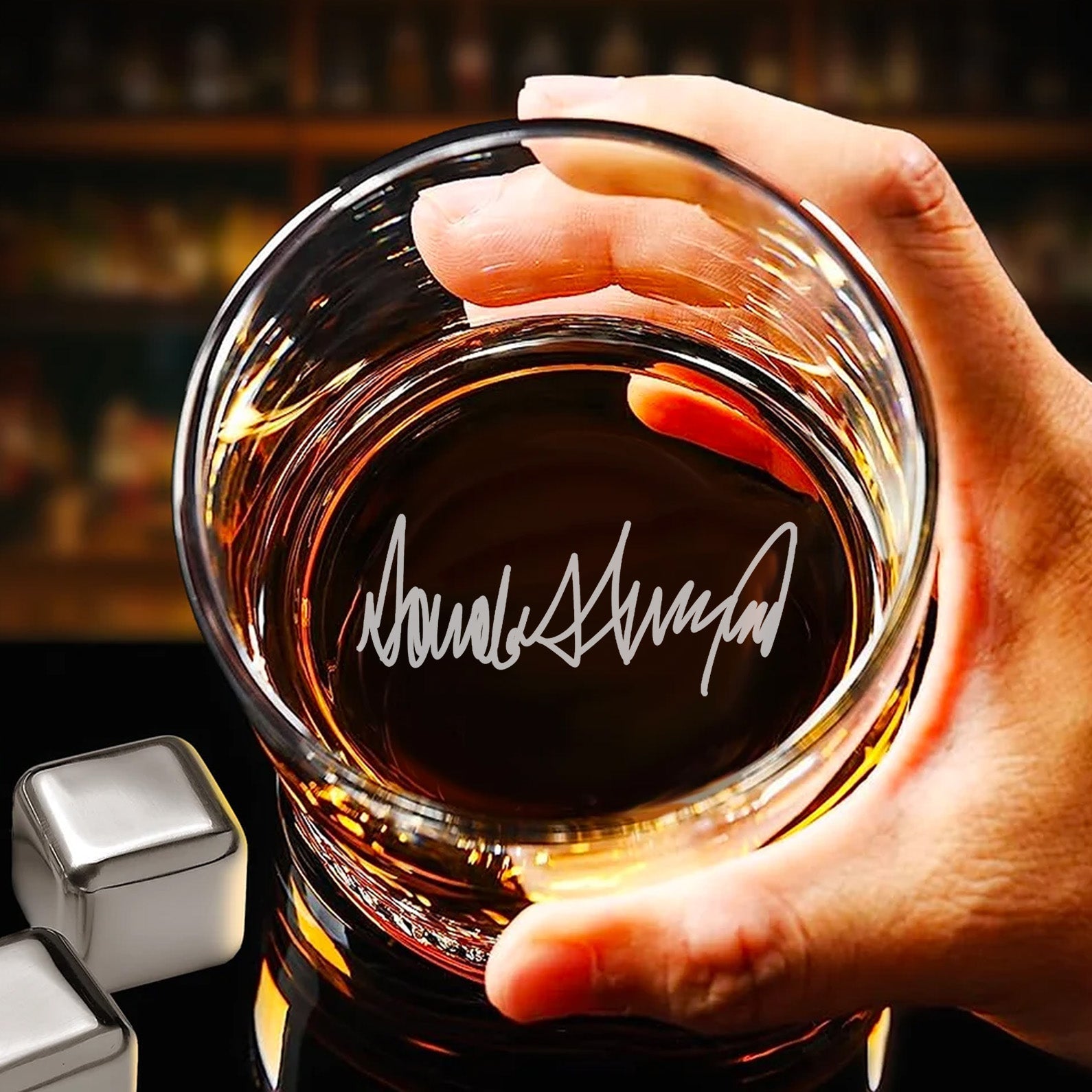 Donald Trump Cheers Fuckers Beer Glass | President Trump Print Whisky Glasses, St Patrick's Day Glass 681897- GOP