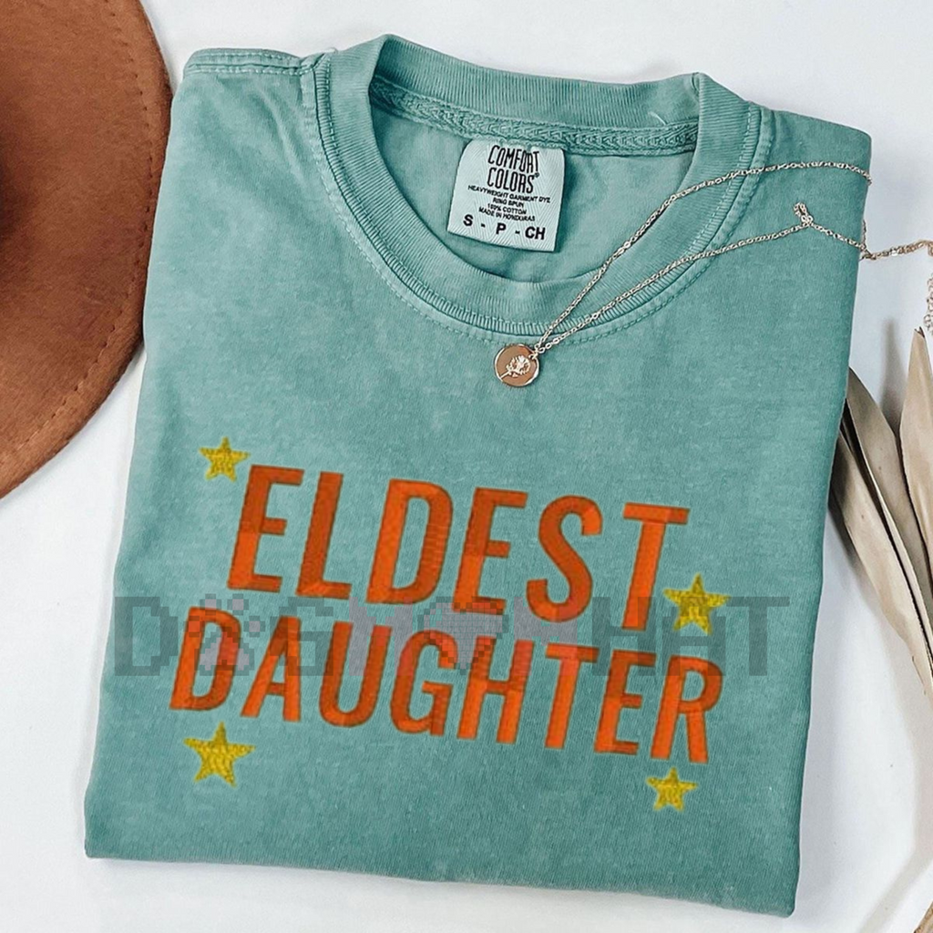 Daughter Embroidered T-Shirt – Sweet Minimalist Tee, Gift for Daughter