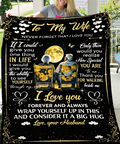 To My Wife Blanket – Wrapped In Love From Husband (SKU26B-01275)