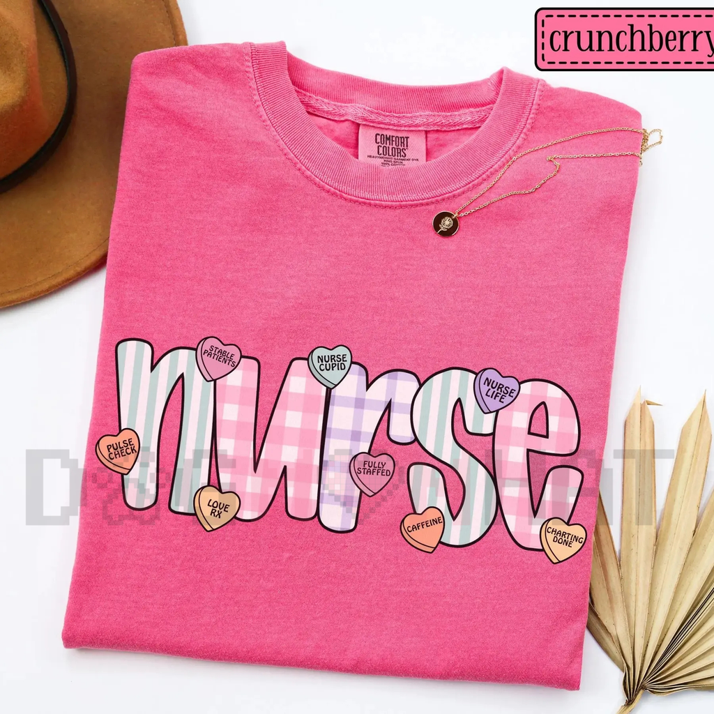Groovy Nurse Valentine’s Tee