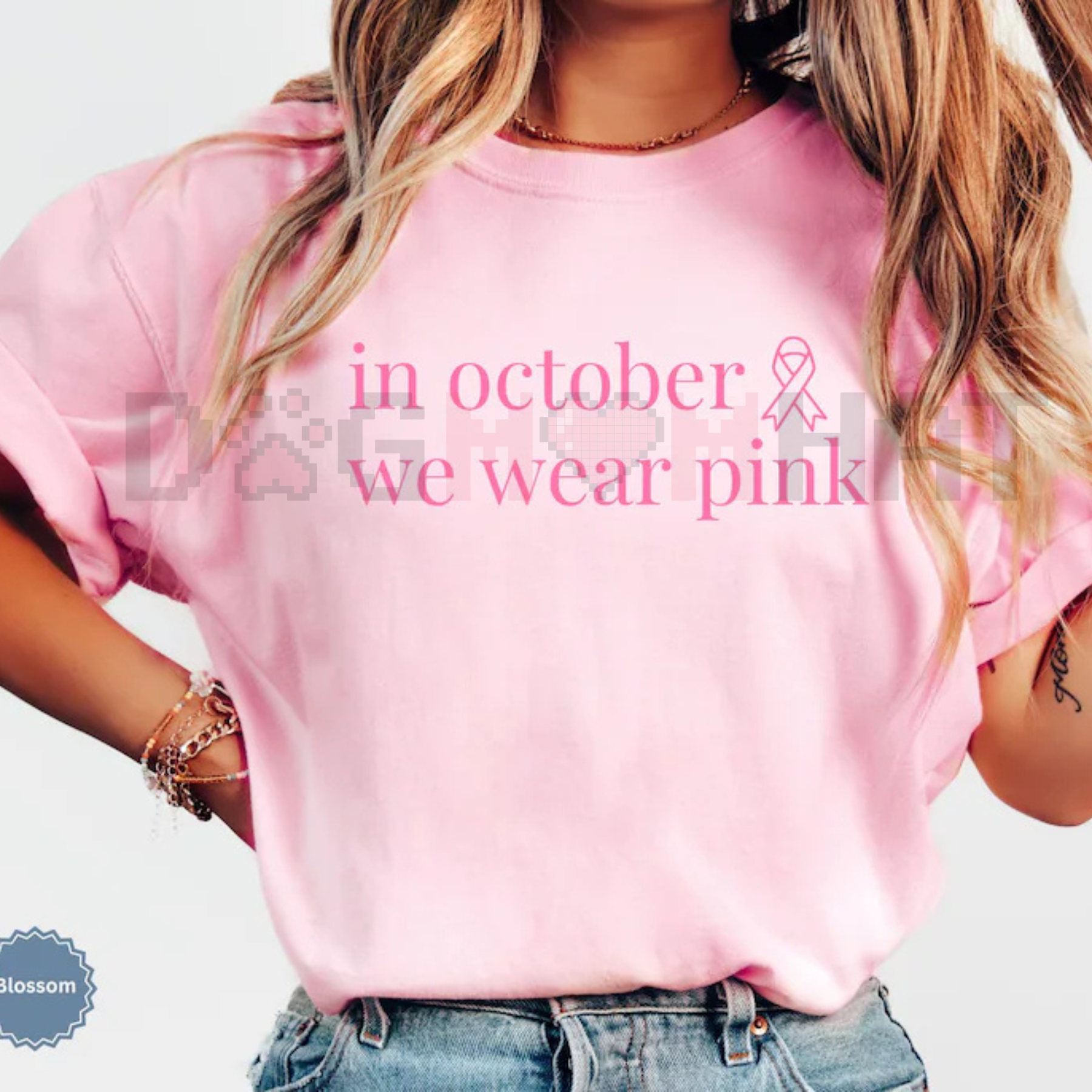 'In October We Wear Pink' Oncology Nurse Shirt