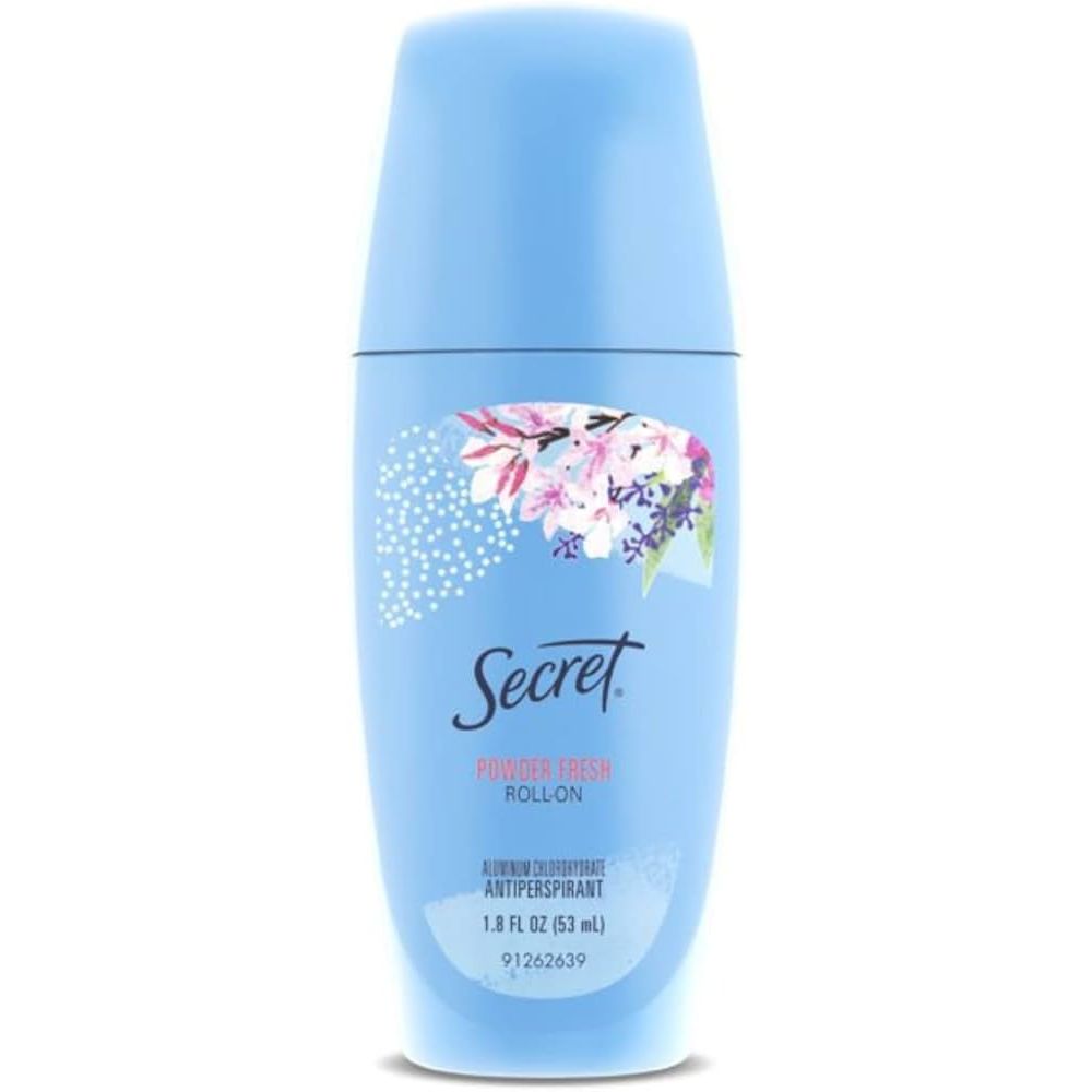Secret Antiperspirant & Deodorant Roll-On, Powder Fresh, 1.8 oz
