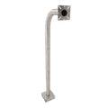 42 Inch Stainless Steel Back Ledge/Guard Rail, 4" High, Commercial Grade