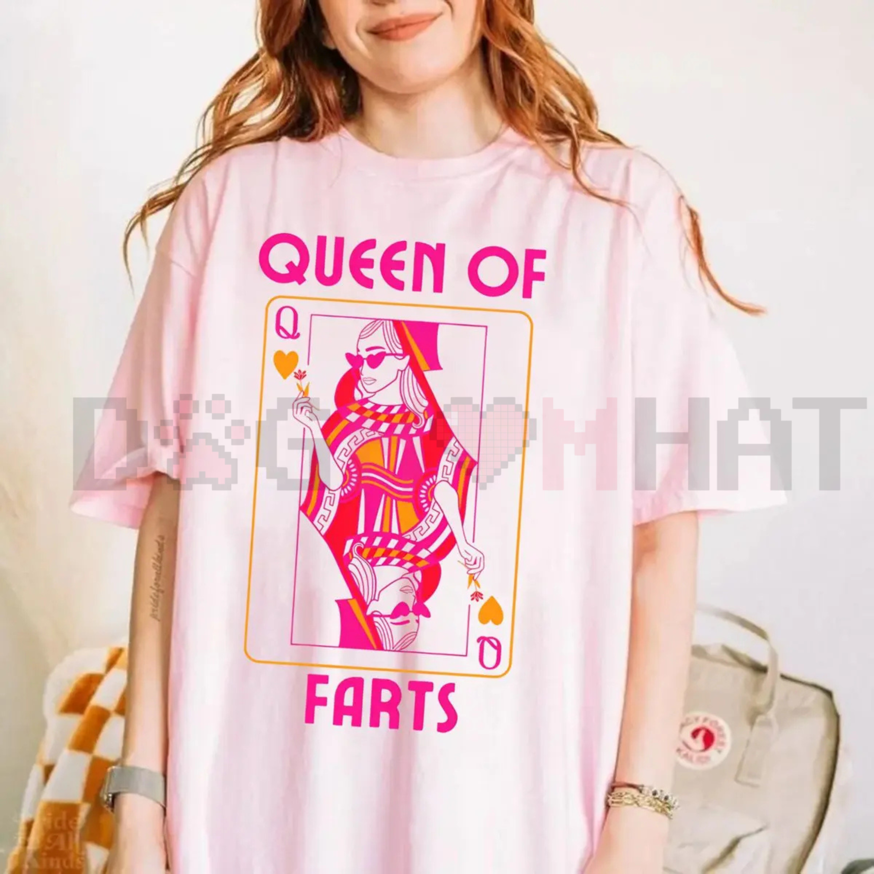 "Queen of Farts" Funny Joke T-Shirt