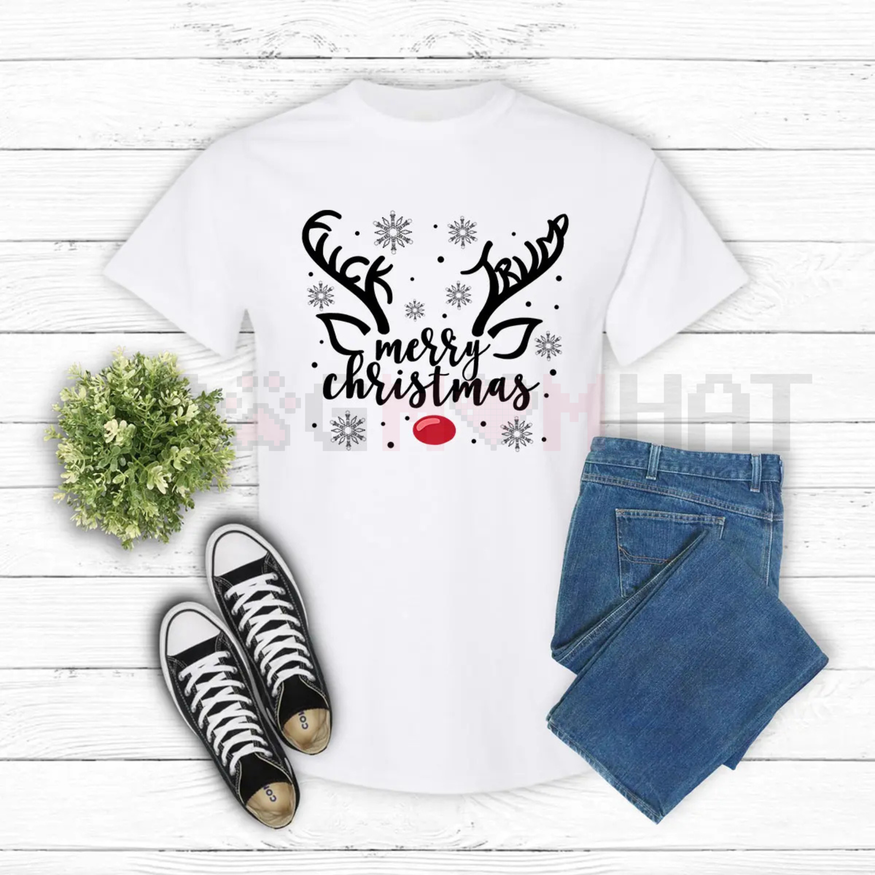 Christmas Reindeer Shirt – Unisex Satirical Political Holiday Tee