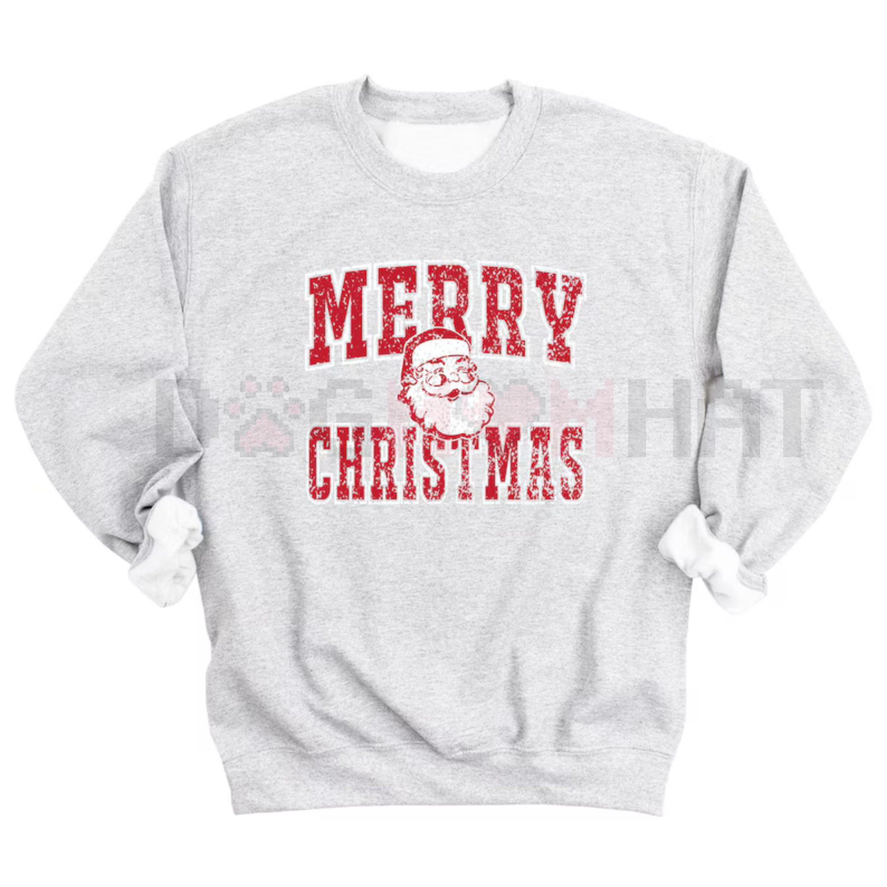 Retro Merry Christmas Santa Sweatshirt