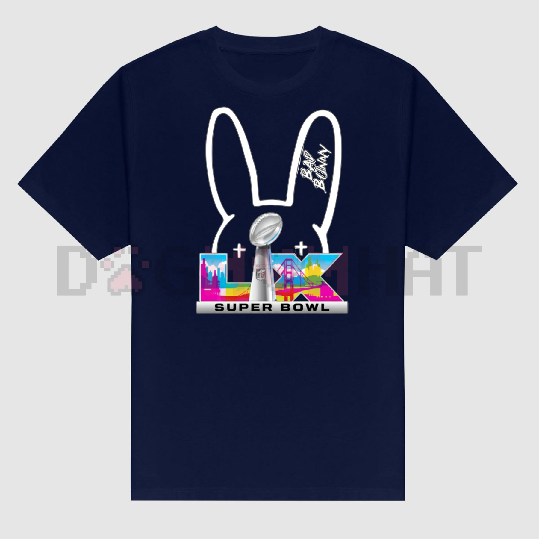 Bunny Ears Graphic T-Shirt – Urban Streetwear Unisex Fashion Top, Edgy Aesthetic Tee